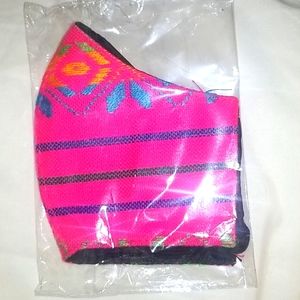 Embroidered face mask